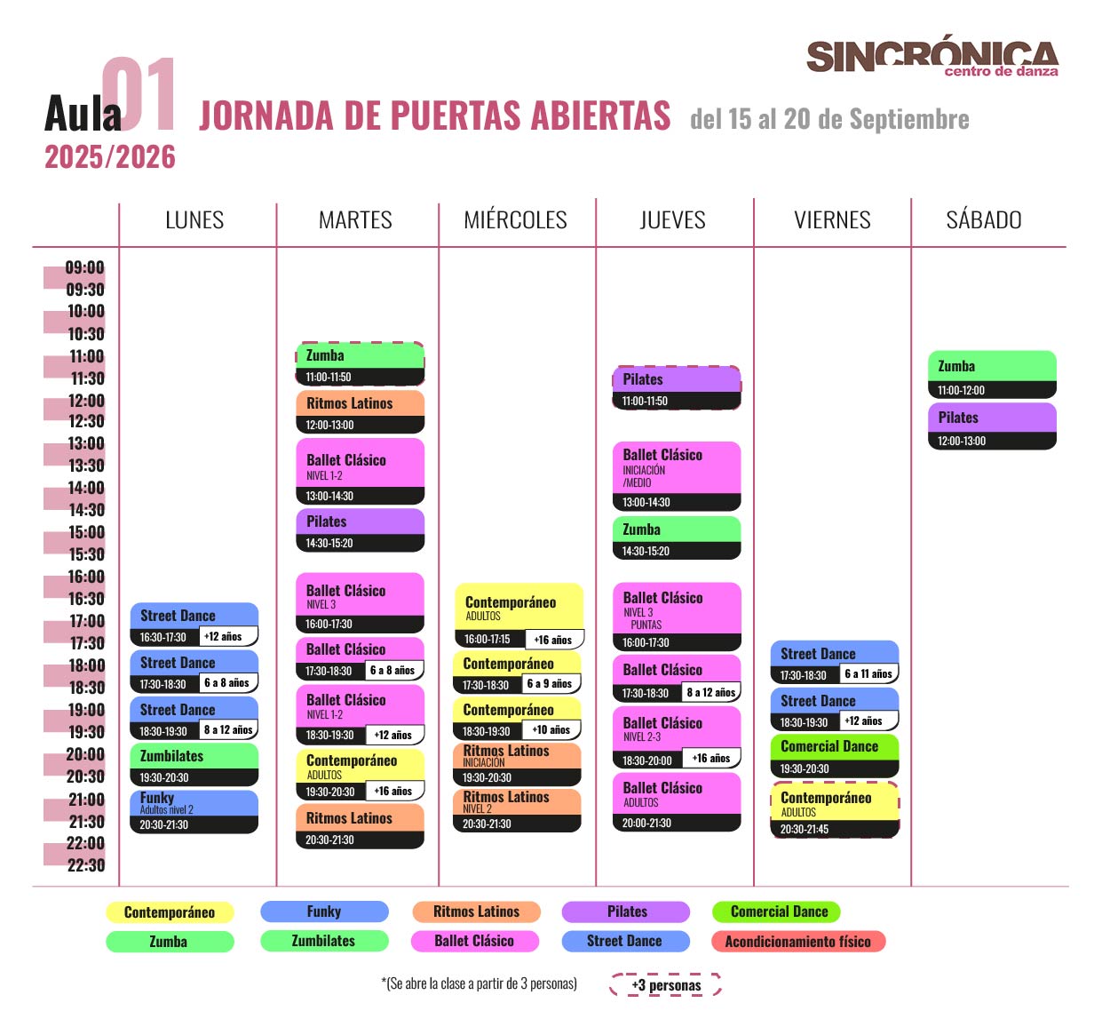Horario JPA Aula 01 SINCRONICA 24 25 Horario Aula 01 SINCRONICA 24 25